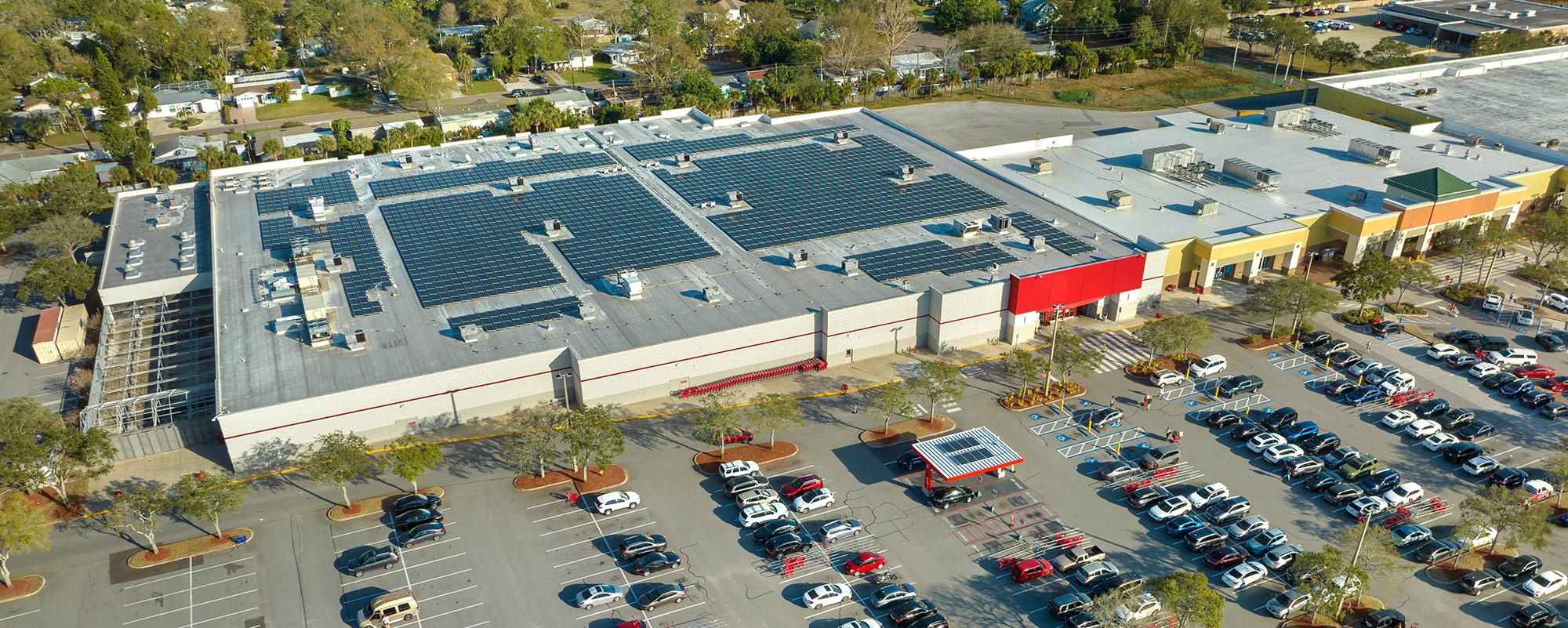 supermercato con fotovoltaico