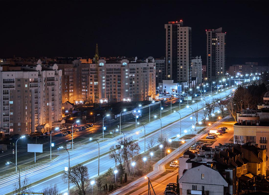 Barcellona illuminazione pubblica